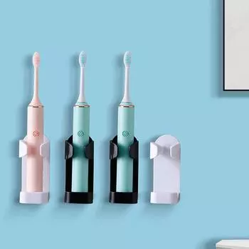 Подставка для бритвы, держатель для электрической зубной щетки, держатель для хранения мужских бритв для ванной комнаты, держатель для косметического оборудования, самоклеящийся крючок