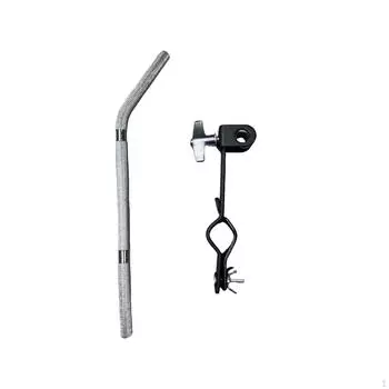 Подставка для бубна, ручной ударный инструмент, универсальный металлический колокольчик, монтируемый для