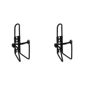 Подставка для бутылки с водой из алюминиевого сплава для горного велосипеда, держатель для чайника (черный)