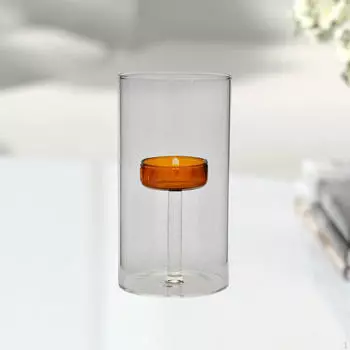 Подставка для чайной свечи, ветрозащитная подставка для свечей, стеклянная настольная центральная часть, креативный декор для дня рождения и фестиваля S Brown