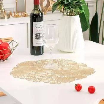 Подставка для чашек, гибкая теплоизоляция, гибкая скандинавская экологически чистая подставка для столовых приборов для ресторанов золотистый