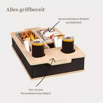 Подставка для чашек Yousheng Sofa с 7 отделениями, большая вместимость, легко моется, многофункциональный поднос для закусок и фруктов, стойка для хранения чашек с защитой от проливания