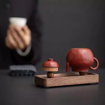 Подставка для чашки, подставка для крышки чайника, аксессуар для фарфорового чайника, прочная рама, органайзер для чайника Small Stick