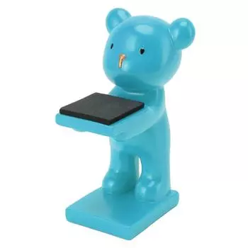 Подставка для часов Bear Watch Stand, изготовленная вручную, трехмерная, современная, из смолы, подставка для часов для дома