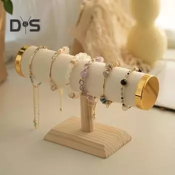Подставка для часов, держатель для браслетов, устойчивая деревянная основа, ювелирный магазин, выставочный стеллаж для хранения браслетов, розничная ювелирная организация, органайзер D