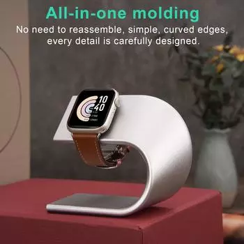 Подставка для часов – универсальная подставка для часов, U-образная подставка для наручных часов из алюминиевого сплава серебряный