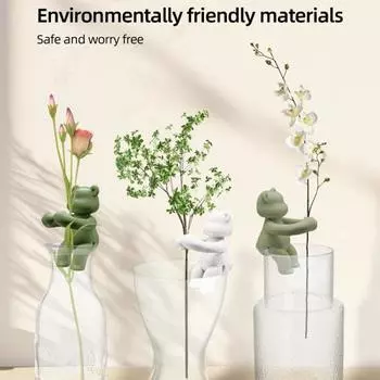 Подставка для черенков растений Подставка для гидропонных растений в форме медведя-приятеля Поддержка для веток Почки Стебли Черенки