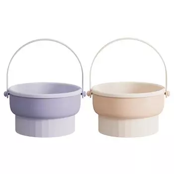 Подставка для чистки кистей для макияжа 3 в 1 Коробка для хранения Подвесная сухая стойка для инструментов для макияжа Губки Skin Color