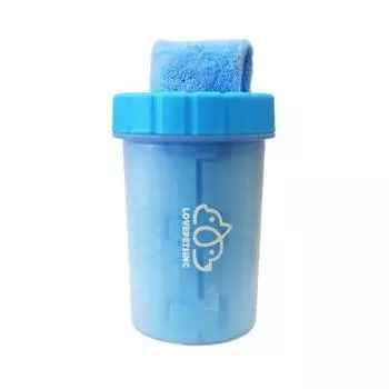 Подставка для чистки лап Lovepet, синяя, 1 шт., Корейский шампунь для домашних животных