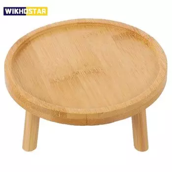 Подставка для цветочного горшка, деревянный цветочный горшок, высокая подставка, настольная ваза в деревенском стиле, подставка для горшка бонсай 10.00X10.00X7.50CM