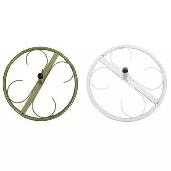 Подставка для цветочного столба, круглая, прочная, для большой напольной установки зелёный