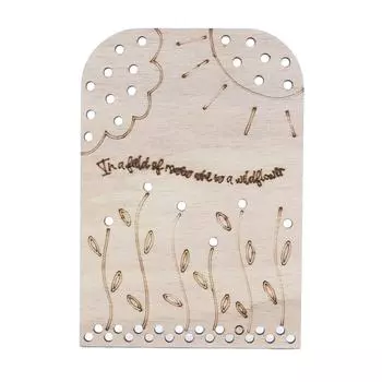 Подставка для цветов на День матери из дерева