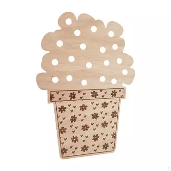 Подставка для цветов, подобранная вручную, наполнитель для доски, подставка для детей, мероприятия на свежем воздухе, поделки, портативная