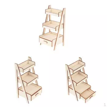 Подставка для цветов в виде дома 1:12 масштаб кукольный домик полка кукольная мебель модель игрушка