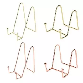 Подставка для демонстрации произведений искусства из железа, мольберт, изысканная книжная полка, подставка для посуды, миска, фоторамка, подставка для фотокниги, украшение для дома