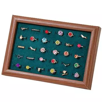 Подставка для демонстрации ювелирных изделий для серег, браслетов, экономящая место, поднос-держатель для ювелирных изделий, удобная стойка-витрина для ювелирных изделий зелёный
