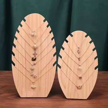 Подставка для демонстрации ювелирных изделий из цельного дерева, ожерелье, браслет, кулон, нефритовые украшения, реквизит для хранения ювелирных изделий, витрина для демонстрации.