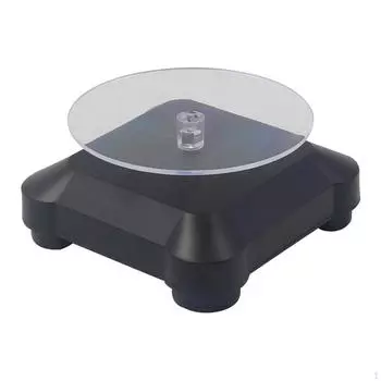 ° Подставка для демонстрации ювелирных изделий на поворотном столе, батарея типа AA (не включено) Работает на часах-телефонах 11cm with Stand