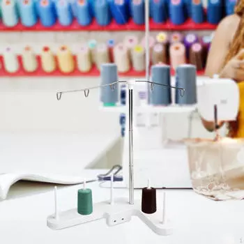 Подставка для держателя катушки с нитью, простая в использовании, прочная, бытовая, для машинного шитья пальто