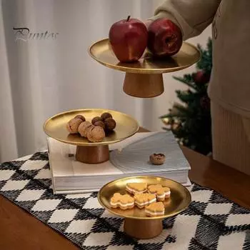 Подставка для десертных тарелок из нержавеющей стали, подставка для кексов, мини-тортов, поднос для фруктов и конфет на свадьбу, день рождения, вечеринку, пикник, путешествие S серебряный