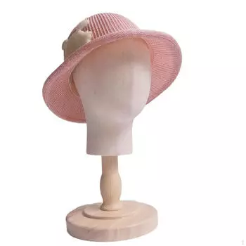 Подставка для детского парика, дисплей для детской шляпы с деревянным держателем, стойка для хранения шапок