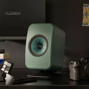 Подставка для динамика Нескользящая конструкция Высокая устойчивость Прочная конструкция Простая установка Приподнятый настольный держатель динамика для KEF Lsxii чёрный