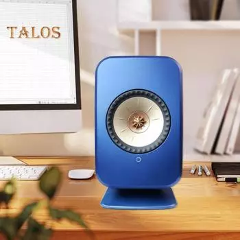 Подставка для динамика Нескользящая конструкция Высокая устойчивость Прочная конструкция Простая установка Приподнятый настольный держатель динамика для KEF Lsxii чёрный