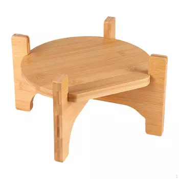 Подставка для диспенсера для напитков, стойка для хранения цветочных горшков, многофункциональный держатель для емкостей с водой, деревянная основа