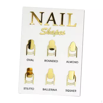 Подставка для дисплея, акриловые аксессуары для дизайна ногтей, маникюр для инструментов 19cmx26.5cmx2mm A