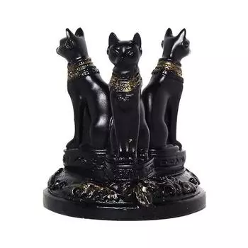 Подставка для дисплея египетского хрустального шара «Баст-Кот», статуэтка из смолы, домашний декор One Size