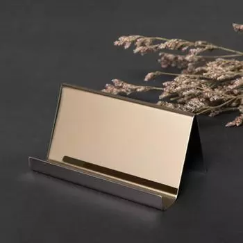 Подставка для дисплея, настольная металлическая сетка, портативный модный держатель для визитных карточек, органайзер для хранения на столе, офисные принадлежности