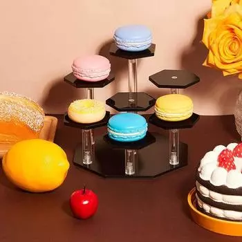 Подставка для дисплея Прочная, универсальная, простая в установке акриловая полка для хранения игрушек для поделок, десертов прозрачный