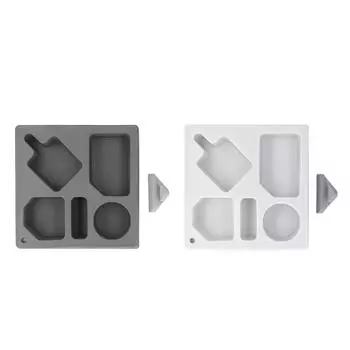 Подставка для дивана, подставка для телефона, силиконовый пластиковый держатель для дивана, держатель для напитков для кровати, автомобиля, пульт дистанционного управления C White