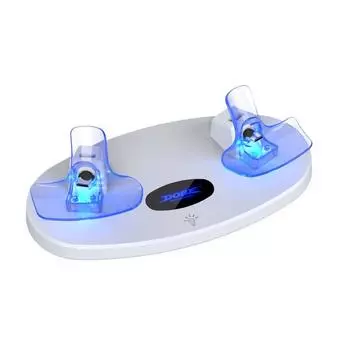 Подставка для док-погрузчика для Psvr2, вспомогательная с мобильным светодиодом, удерживающая док-станцию для быстрой загрузки говядины 22.5*6*9.5cm белый