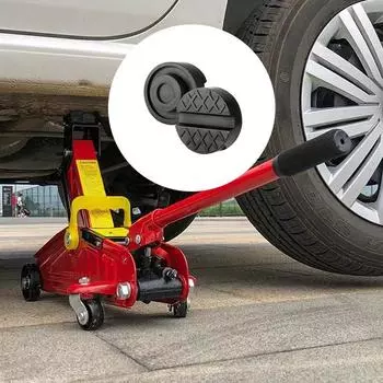 Подставка для домкрата для автомобиля Резиновые накладки Колесная тележка Прорезной напольный адаптер для рельс Инструменты для ремонта Lexus Subaru Fiat Volvo
