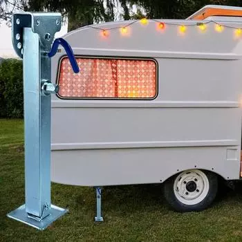 Подставка для домкрата для прицепа Телескопическая подставка для мотоцикла Сверхпрочная регулируемая подставка для мотоцикла Телескопическая подставка для прицепа-кемпера