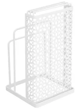 Подставка для доски Pearl Metal Steel Lace, белая, 12 x 12 x Нож/режущий инструмент HB-3271 21,5 см