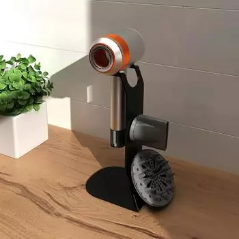 Подставка для фена, держатель для Dyson Supersonic, кронштейн, держатель вилки питания, органайзер для ванной комнаты, инструменты для ухода за феном Dyson