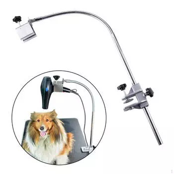 Подставка для фена для стрижки собак с регулируемым кронштейном U Type Clamp
