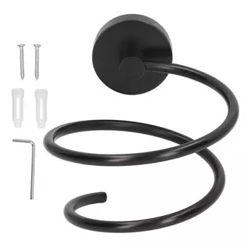 Подставка для фена из нержавеющей стали 304, настенное крепление для поддержания порядка, держатель для фена для ванной комнаты ORB ORB