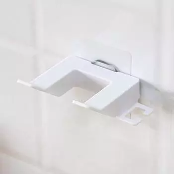 Подставка для фена, настенная, противоскользящая, самоклеящаяся, выдерживает большую нагрузку, водонепроницаемый держатель для хранения фена, органайзер белый