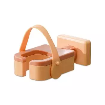 Подставка для фена, регулируемая на 180°, складная, настенный держатель для фена, пластиковый органайзер для фена зелёный