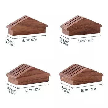 Подставка для фильтра Leeseph Espresso Coffee Puck, многоразовый держатель для фильтра из орехового дерева, подходит для фильтра 51/53/58 мм, кофейный аксессуар