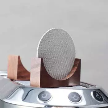 Подставка для фильтра-шайбы Leeseph Espresso Coffee, многоразовая деревянная подставка из орехового дерева для фильтра-шайбы портафильтра эспрессо 51/53/58 мм