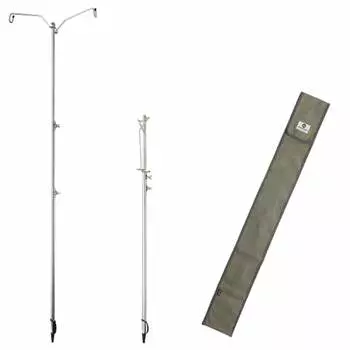 Подставка для фонаря CAMPING MOON Hammer весом 5 фунтов, полностью из нержавеющей стали, в комплект входит чехол для наконечника, подставка для фонаря D-240