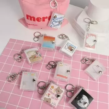 Подставка для фотоальбомов Подвеска для фотоальбома Брелок для коллекции Держатель для карточек Сумка для карточек Брелок для книг 01