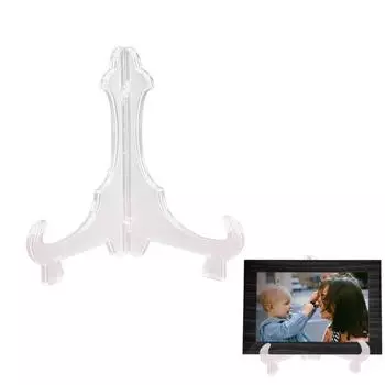 Подставка для фоторамки, складная, прочная, акриловая, кухонные принадлежности, инструменты для декорирования, регулировка, простая в использовании, прозрачная панель кронштейна