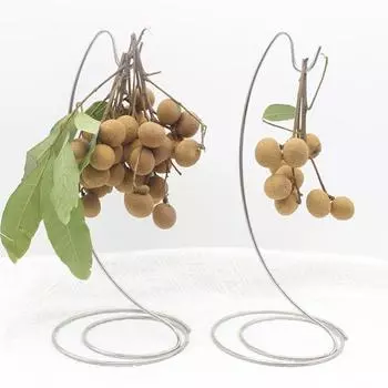 Подставка для фруктов Широкое применение Компактное хранение Бытовой поднос для хранения фруктов для дома серебряный