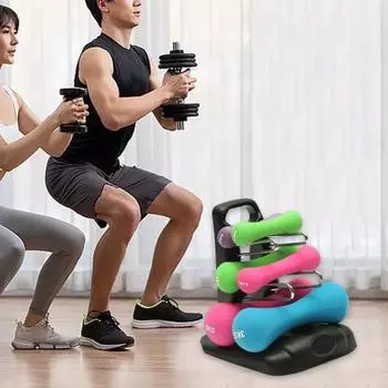 Подставка для гантелей, большая вместимость, выдерживает большую нагрузку, не деформируется, подставка для гантелей, домашний тренажерный зал, органайзер для хранения гантелей C