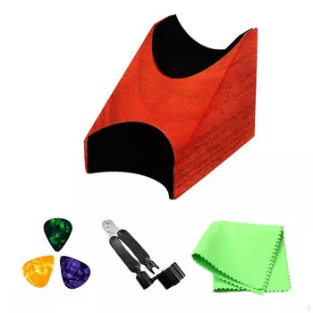 Подставка для гитарного инструмента, инструмент для мастера, практичный сменный держатель для акустической гитары 6 Piece Set